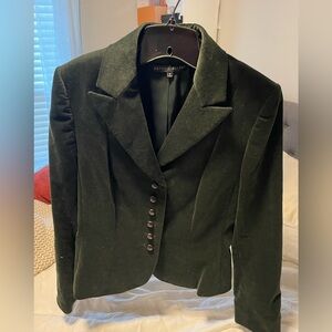Antonio Melani Green Velvet Jacket/Blazer